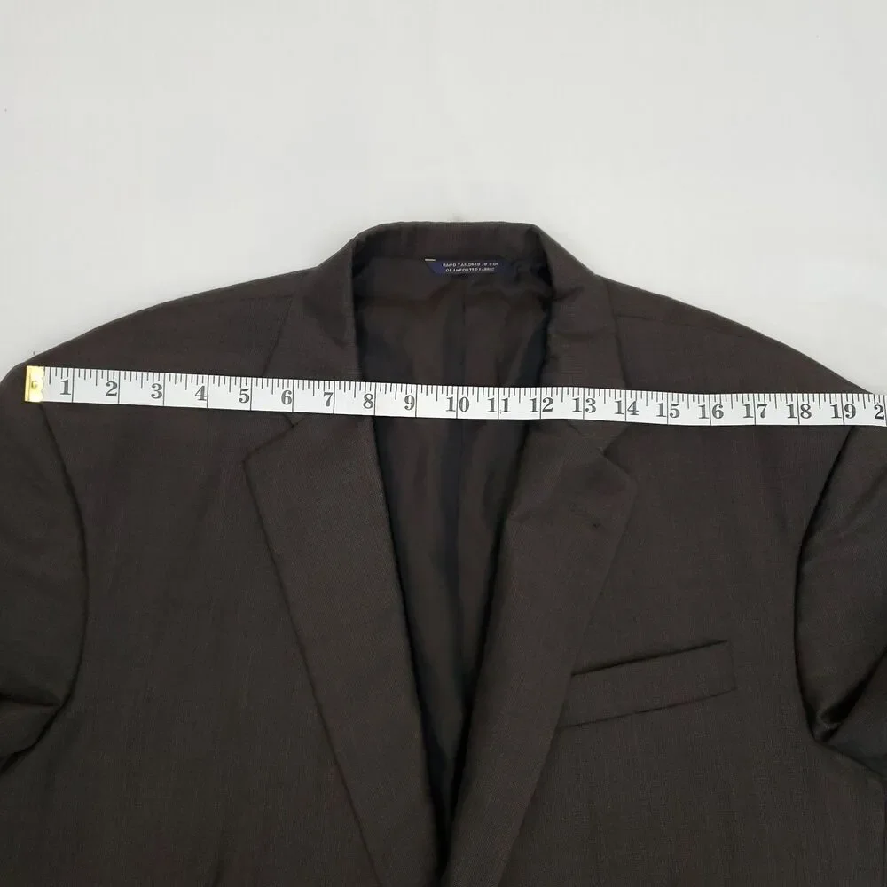 Brooks Brothers Golden Fleece Madison Full Canvas Wool Blazer 48R VBC Italian